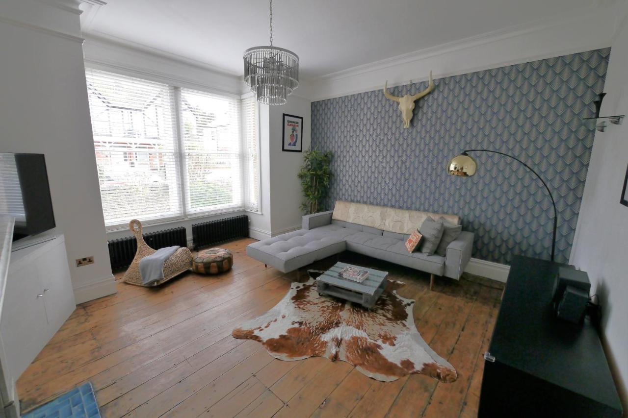 Quirky Spacious Ground Floor Victorian Garden Flat Worthing Eksteriør billede