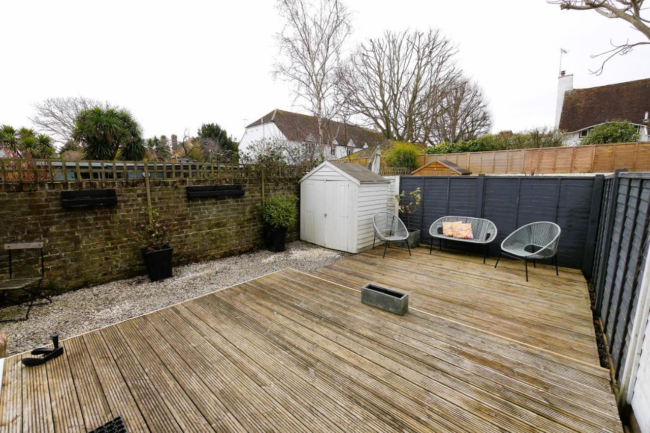 Quirky Spacious Ground Floor Victorian Garden Flat Worthing Eksteriør billede